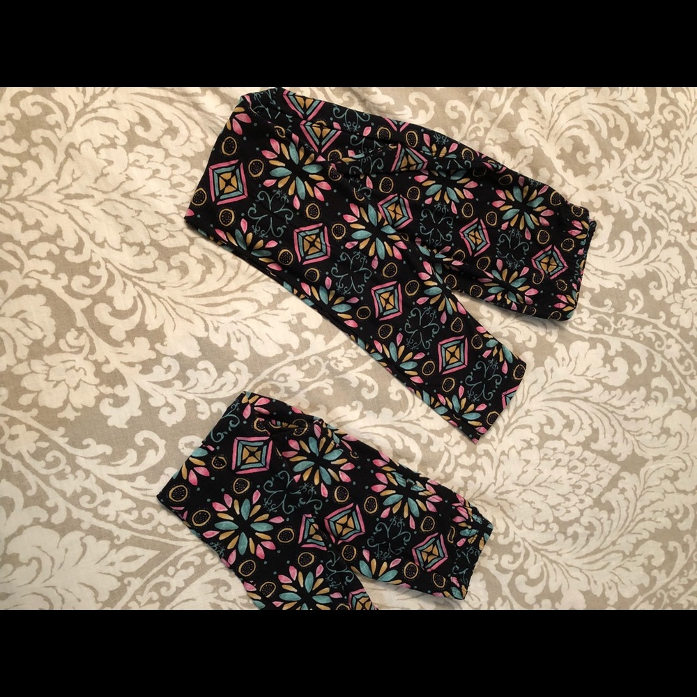 Mommy and me Agnes & Dora leggings.